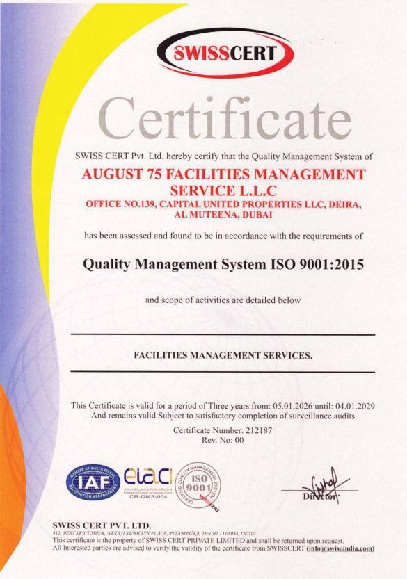 ISO 14001 Certificate